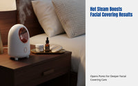 Nano Spray Facial Humidifier, Hot & Cold Dual Spray, Deep Hydration, Home Skincare Device