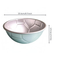 Soccer Cake Pan Anodized Finish Hemispherical Cake Pan Open Top