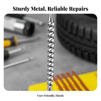 Portable Case Tubeless Tire Repair Kit Long-Lasting Motorcycle Tire Repair Tools Easy to Use for Roadside Emergency, Travel