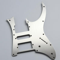 Aluminum Alloy Electric Guitar Pickguard Oxidized Finish Metal Guitar Pickguard Baked Painted Musical Instrument Part Pre-Drilled Holes