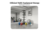 Stable Base 10-Ball Storage Tree Space-Saving Design Weighted Ball Rack Heavy-Duty Steel Multi-Tier