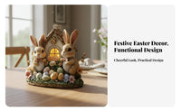 Cute Design Easter Bunny Acrylic Standee Waterproof Rabbit Tabletop Decoration Long-Lasting for Children, Desktop