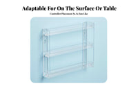 Three-Level Clear Rack Hook-on Design Installation Three-Level Storage Single Unit Transparent Design Mounted-Mounted Organizer for Makeup Lovers