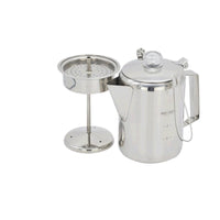 Perforated Filter Basket Percolator Coffee Maker Side Handle Stainless Steel Percolator