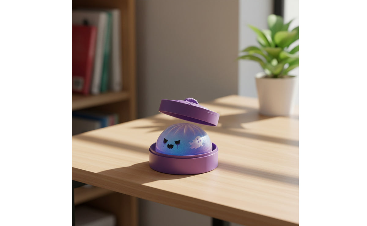 Cute Dumpling Squishy Stress-Relief Toy with Container