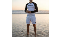 Long Sleeve Surf Shirt and Pants Quick-Dry Two-Piece Diving Suit Compression Fit Full Body Snorkeling Suit for Surfing, Beach