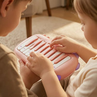 Toy Piano with Songbook Compact Kids Keyboard Piano Kids Keyboard Educational Instrument Portable for Toddlers, Home, Preschool