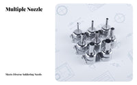 High Temperature Resistant Hot Nozzle Long-Lasting BGA Rework Nozzle Locking Screw Design for DIY Enthusiasts, Electronics Repair