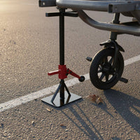 Heavy Duty Tricycle Repair Lift Adjustable Lifting Height Portable Tricycle Stand Stable Support Manual Vehicle Lift Scratch Protection for Workshop