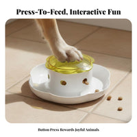 Dog Interactive Feeder Sturdy ABS Material Pet Press Slow Feeder Boredom Relief
