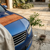 Double-Sided Car Towel Soft Cleaning Item Rectangular