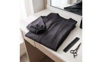 Salon Coat Hair Hairdresser Smock Zip-Front for Barbers