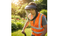 2 Pieces Face Visor with Adjustable Headband Impact-Resistant Full Face Visor Clear Safety Visor Anti-Splash Transparent