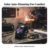 High Temperature Resistant Auto-Darkening Metalworking Helmet /IR Protection Auto Darkening Metalworking Helmet Fast Switching Speed