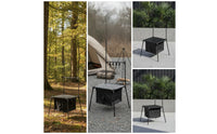 Compact Camping Table with Storage Bag Lightweight Folding Table with Storage Bag Stable Furniture for Campers, Picnics