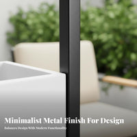 Anti-Rust Rectangular Trough Planter adaptable Design Rectangular Plant Pot weatherproof Resistant Space Divider Modern and aesthetic for property owners, Business Owners, Decorators, Restaurant, Garden, Indoor, Balcony