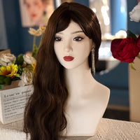 New Realistic Mannequin Head for Wig Display, Headwear, Earring and Necklace Props, Female Head Model for Wig Shops