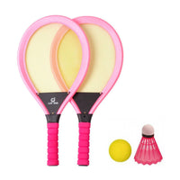 2 Pieces Non-Slip Kids Tennis Racket Set Large Tennis Racket Toy Lightweight Racquet Sturdy for Children