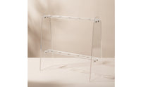 Champagne Flute Stand Tabletop Champagne Flute Holder Acrylic Stand with Two Tiers Easy Assembly Glassware Thick