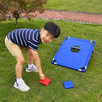Bean Bag Toss Garden Games, 57x58x18.5cm Outdoor & Indoor Play for Kids 4-6 Years, Easter Games for Families