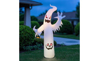 Inflatable Inflatable Ghost Spooky Inflatable Ghost with Pumpkin Freestanding Outdoor for Indoor