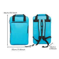 Drum Bag Padded Drumstick Backpack Large Capacity Drum Mallet Case for Drummers, Percussionists