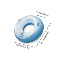Double-Handle Swim Donut with Handles Comfortable Pool Buoy with Handles Jumbo Inflatable Pool Tube Deluxe for Swimmers, Beach