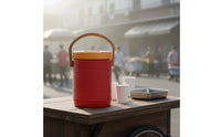 Milk Tea Insulation Container Food-Grade Stainless Steel Liner Insulated Beverage Dispenser Hot Cold Beverage Barrel Double