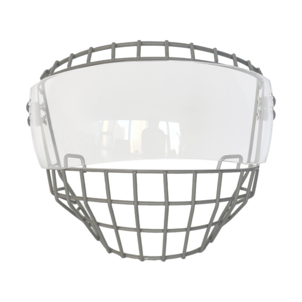 Secure Fit Helmet Face Mask with Visor Impact-Resistant Wire Face Guard with Visor Clear Gear Highclarity for Adults, Hockey, Sparring