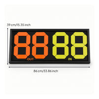 Soccer Substitution Board Portable Soccer Sub Board Bright for Sideline, Training Workouts