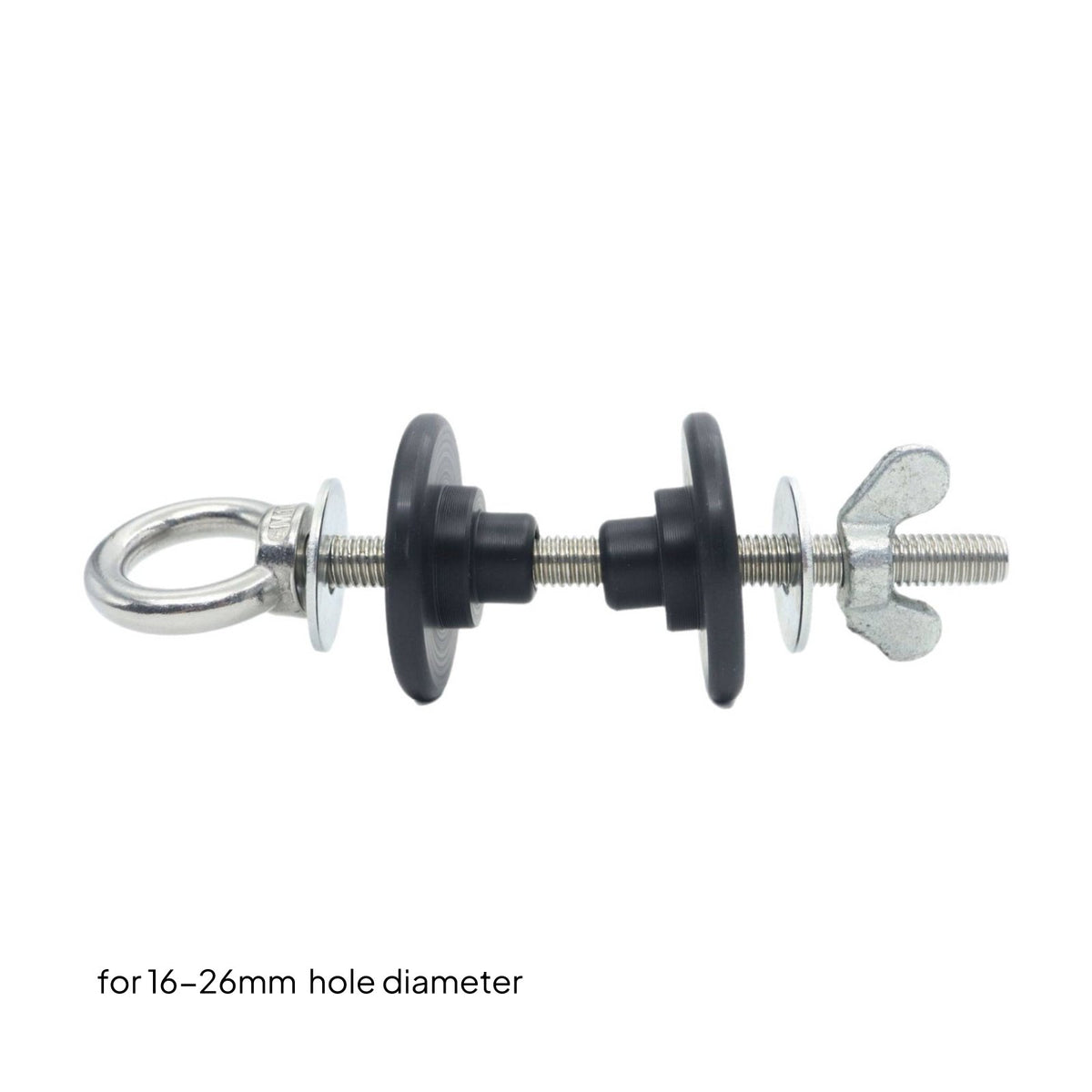 O-Circular Attachment Rack Attachment Versatile Compatibility Squat Rack Resistance Band Hooks Easy Tool Installation Resistance Band Anchor Bolt