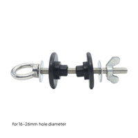 O-Circular Attachment Rack Attachment Versatile Compatibility Squat Rack Resistance Band Hooks Easy Tool Installation Resistance Band Anchor Bolt
