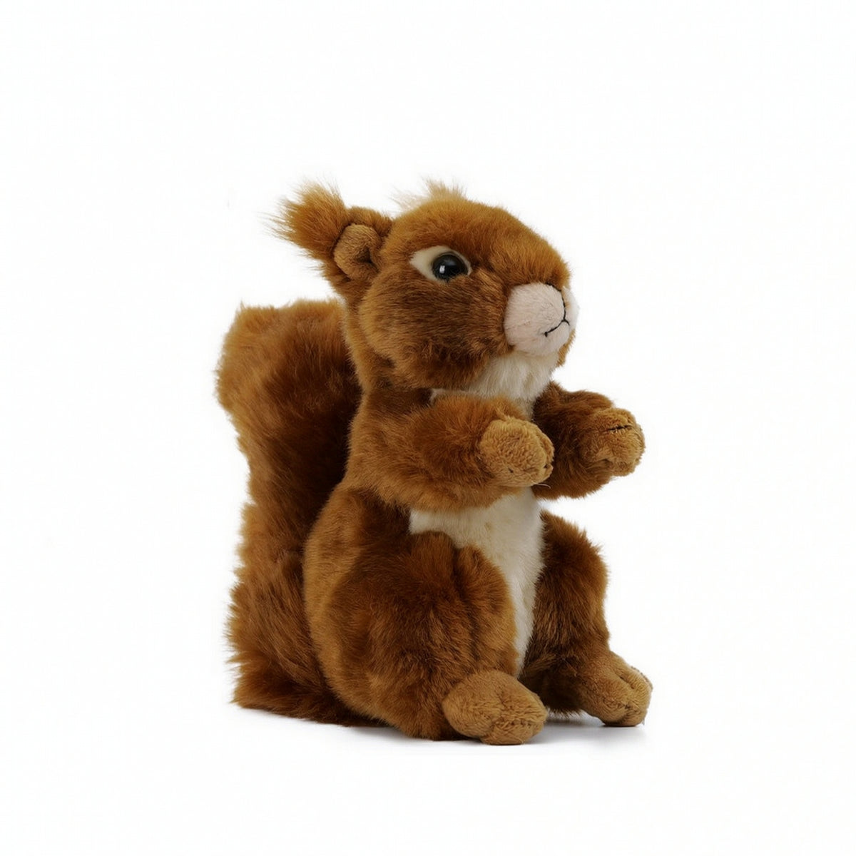 Stuffed Squirrel Fuzzy Stuffed Squirrel Huggable for Playroom, Shelf