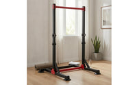 Steel Frame Freestanding Pull-up Bar Anti-Slip Freestanding Pull up Bar Wide Floor Pads Fitness Equipment Stable Standing for Home Exercise, Stretching