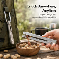 Stainless Steel Peanut Sheller Tool Manual Seed Cracker Nutcracker