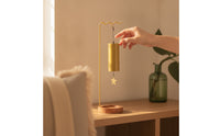 Display Stand with Wooden Base Stable Desktop Display Stand Sign Holder with Wooden Base Sturdy Space-Saving for Desk