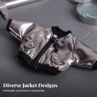 OB11 Doll Jacket Shiny Finish Holographic Doll Jacket Stylish Design Toy Accessory