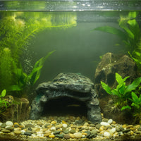 Reptile Hide Naturalistic Reptile Resin Terrarium Cave for Reptiles, Turtles