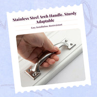 Stainless Steel Handle, Aluminum Alloy Cabinet Pull, Drawer Door Handle, sturdy, rust-resistant, easy to install