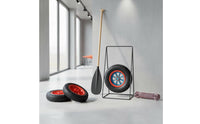 2 Pieces Kayak Trailer Wheels Puncture-Resistant Solid PU Beach Wheels