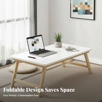 New Chinese type Foldable Bay opening Desk Space-Saving Foldable Chabudai Table Portable Tea Stand Multi-Purpose for Apartment Dwellers, Homeowners, Meditators, Small Spaces, Living Room, Bedroom