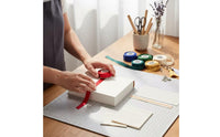 Bookbinding Kit with Binding Cloth DIY Bookbinding Kit with Ribbon Rolls Non-Acidic Bone Folder for Stationery Lovers, Book Repair, Scrapbooking