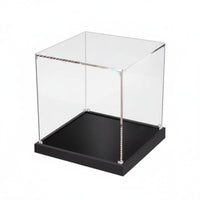 Acrylic Display Box High Visual Openness Clear Collectible Case Sturdy Construction Transparent Dustproof Cover for Collectors