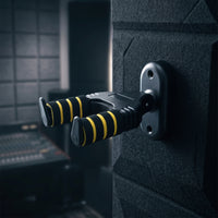 Guitar Wall Mount Hanger Self Locking Guitar Wall Hanger Sturdy for Guitarists, Instrumentalists, Home Studio, Music Room