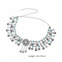 Multi-Functional Wear Belly Dance Hip Belt Bohemian Coin Waist Chain Costume Accessory for Festivals