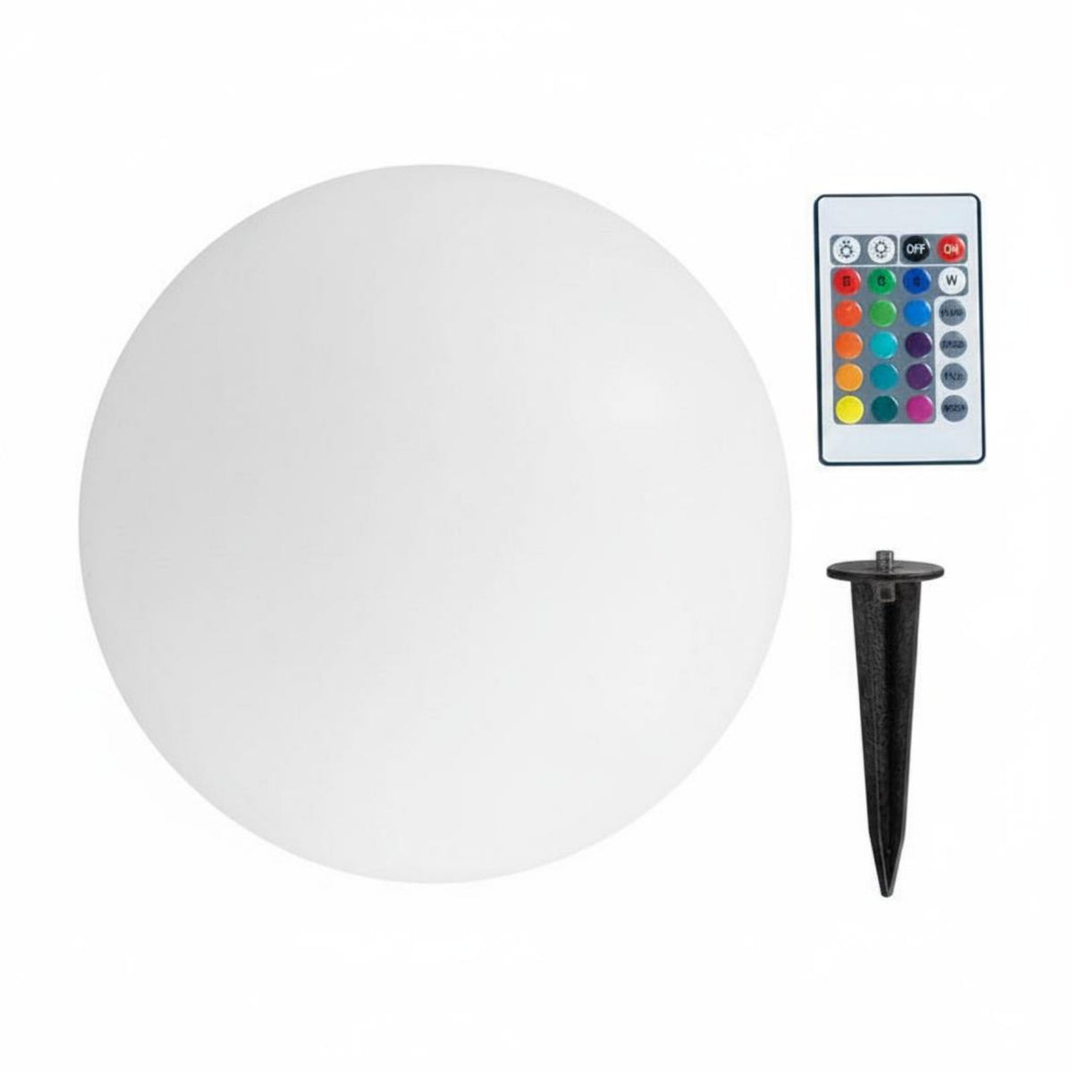 LED Solar Ball Light Color Changing Solar Globe Light Waterproof RGB Globe Lamp Auto on/deactivate for Yard, Lawn, Patio