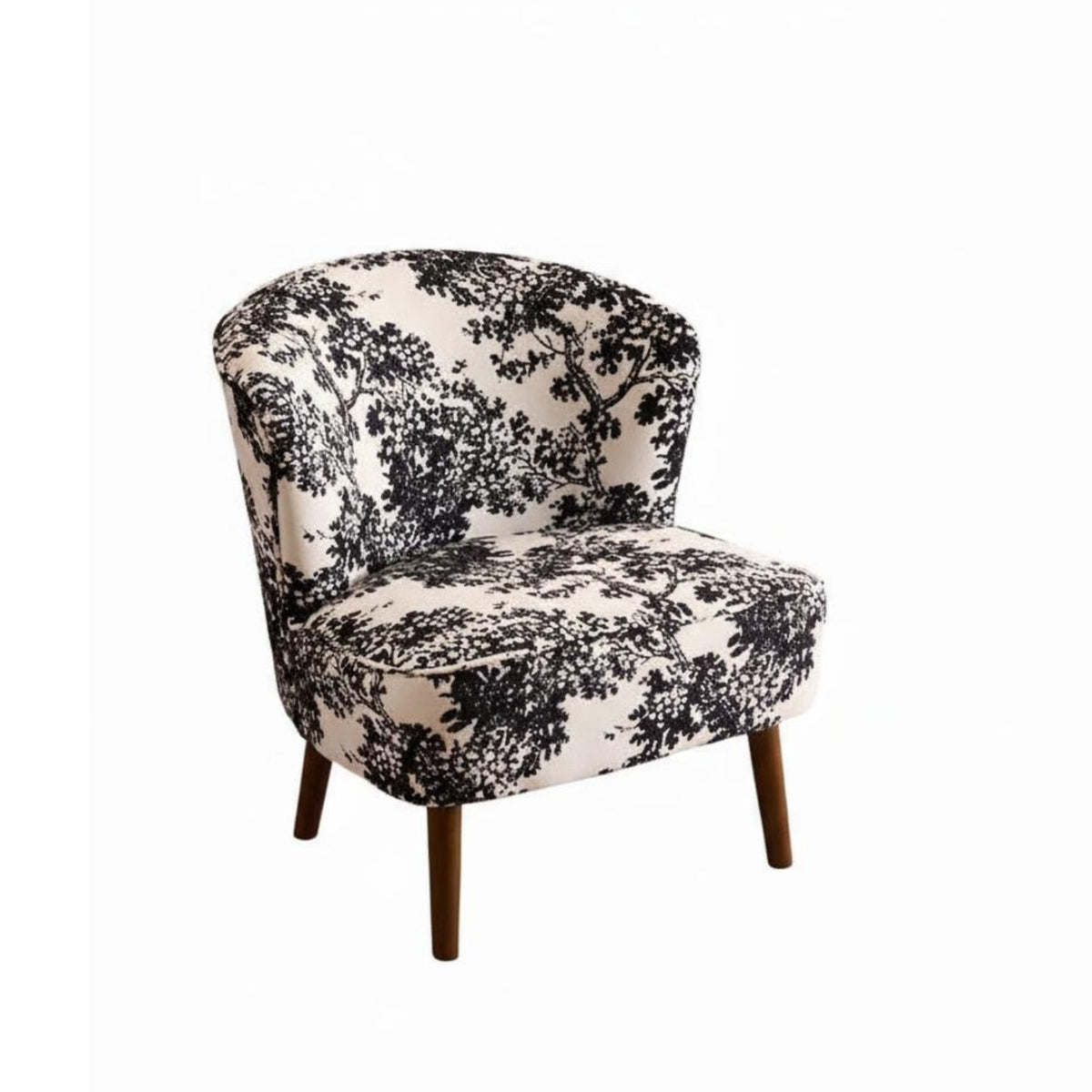 Wabi-Sabi Design Upholstered Single Armchair Vintage Design Luxuriously Cushioned Accent Chair Cozy Home Seating Soft Texture for Readers, Homeowners, Business Owners, Living Room, Balcony, Bedroom, Coffee Shop