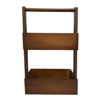 Paper Tray Organizer with Handle Compact Vertical Paper Tray Organizer Multipurpose Desktop Storage Rack for Vanity