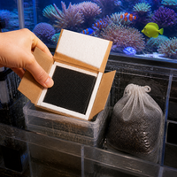 Aquarium Water Purifier Cube Activated Carbon Filter for Fish Tank Odor Removal