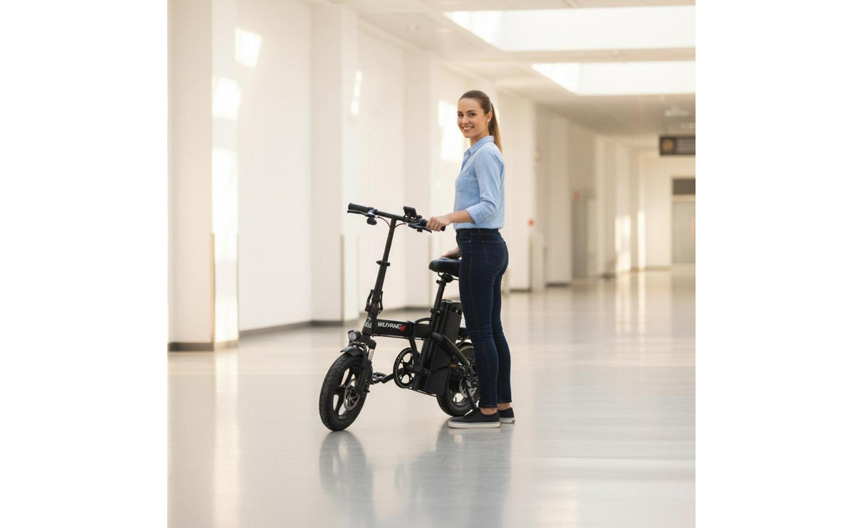 Folding Electric Cycle Lithium Battery Portable Electric Bike Commuter Electric Bicycle Ultra-Light Personal Transport Electric